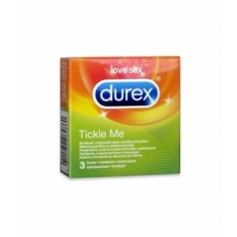 DUREX kondomy Tickle Me 3 ks