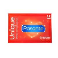Pasante Unique bezlatexové kondomy 3 ks